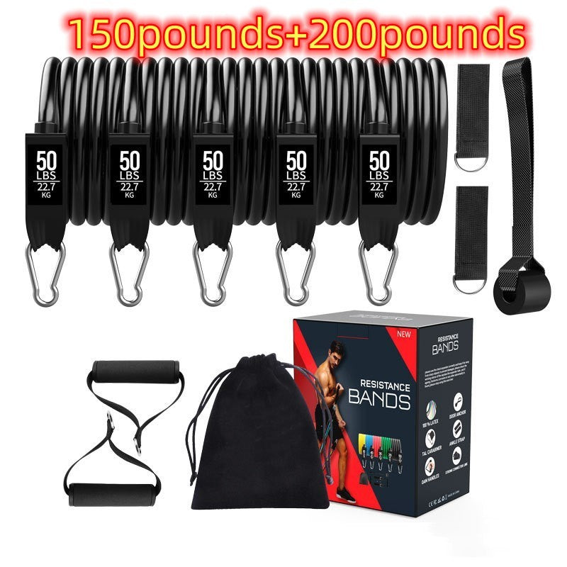 11 Piece Fitness Resistance Belt Suit - TheFindsByAzlan