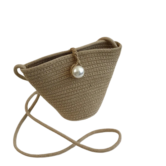 Summer Straw Woven Cross Bag - TheFindsByAzlan