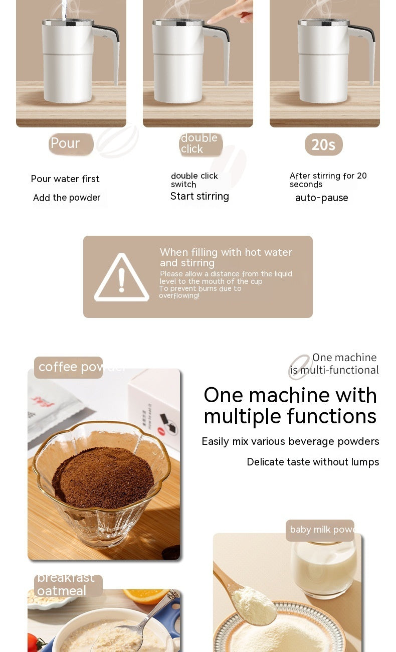 Automatic Mixing Coffee Cup - TheFindsByAzlan