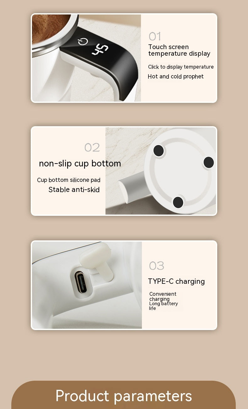 Automatic Mixing Coffee Cup - TheFindsByAzlan