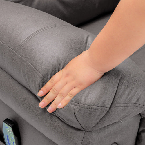 Power Lift Recliner,Lift Chairs Recliners For Elderly, Electric Massage Heating Chair For Seniors Living Room Armchair-Tech Cloth - TheFindsByAzlan