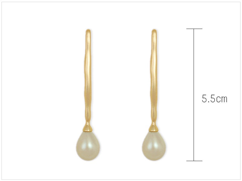 Pearl Drop Earrings - TheFindsByAzlan