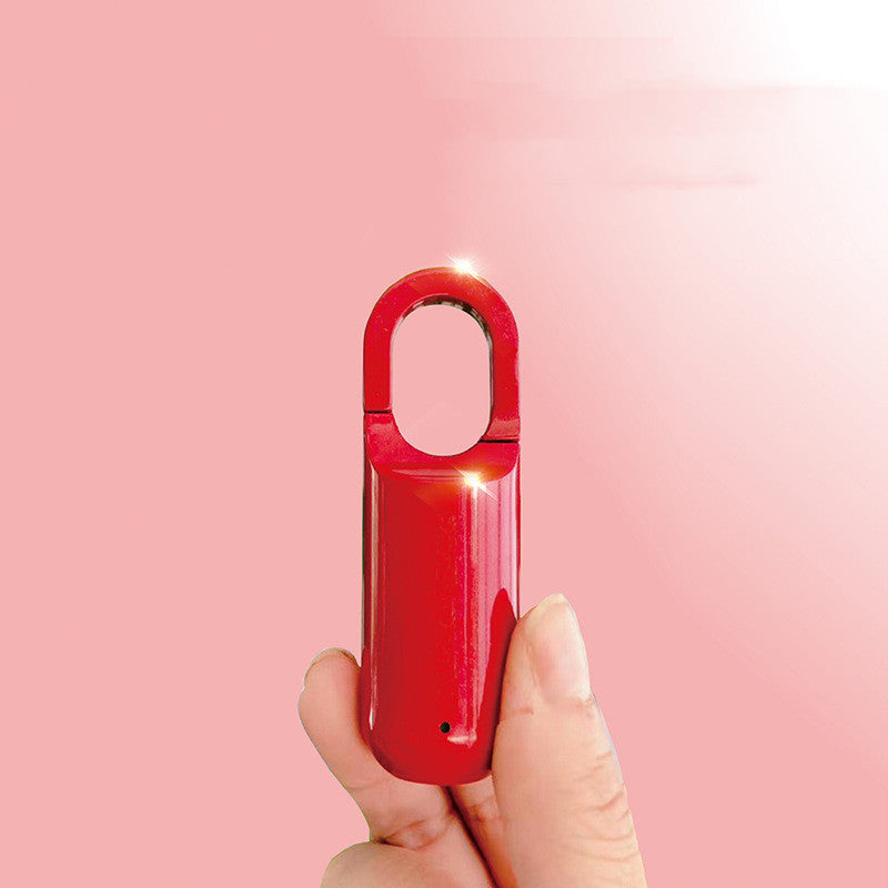 Smart USB Rechargeable Fingerprint Code Lock Easy To Carry Backpack Fingerprint Lock For Gym School Locker House Door Travel Luggage Backpack - TheFindsByAzlan