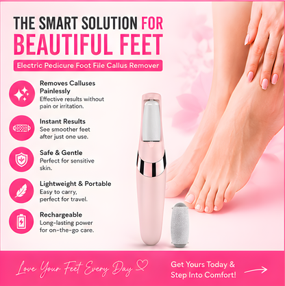 Electric Pedicure Foot File Callus Remover