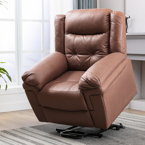 Power Lift Recliner,Lift Chairs Recliners For Elderly, Electric Massage Heating Chair For Seniors Living Room Armchair-Tech Cloth - TheFindsByAzlan