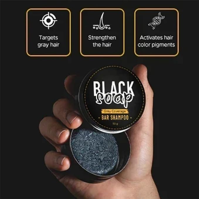 Black Bar Soap - TheFindsByAzlan