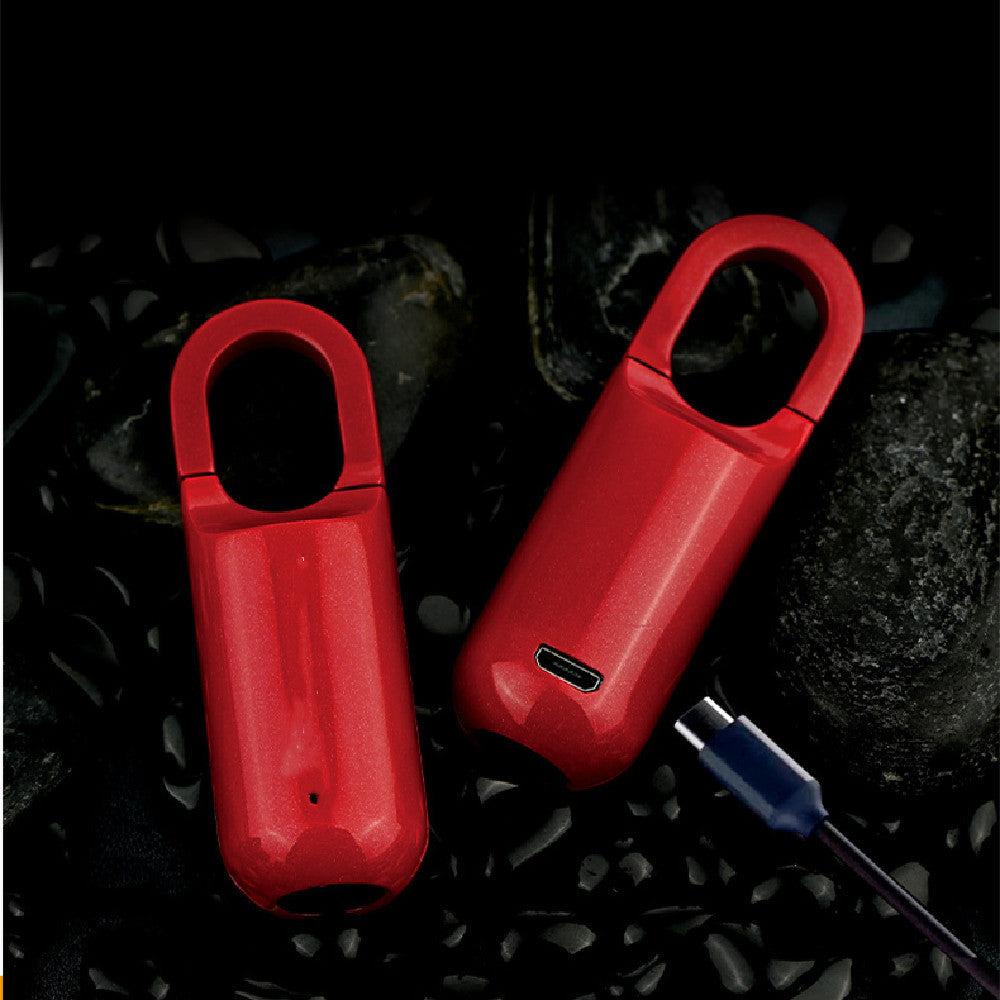 Smart USB Rechargeable Fingerprint Code Lock Easy To Carry Backpack Fingerprint Lock For Gym School Locker House Door Travel Luggage Backpack - TheFindsByAzlan