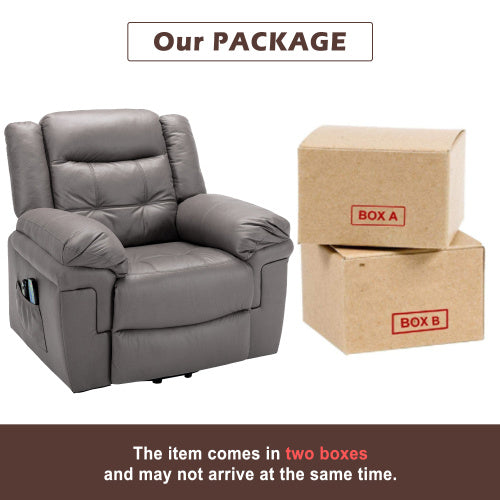 Power Lift Recliner,Lift Chairs Recliners For Elderly, Electric Massage Heating Chair For Seniors Living Room Armchair-Tech Cloth - TheFindsByAzlan