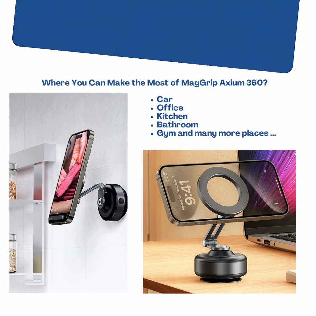 360° Magnetic Car Phone Holder