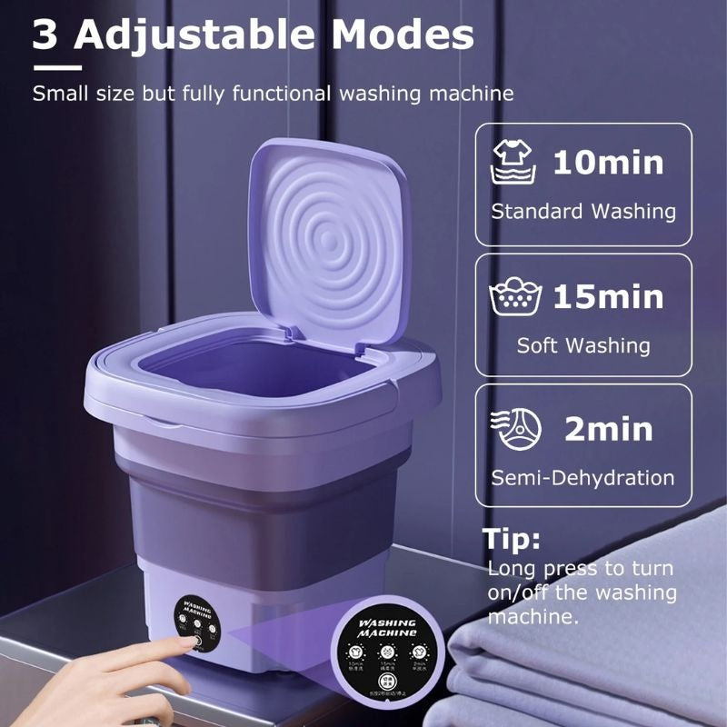 ™Foldable Mini Laundry Machine - TheFindsByAzlan