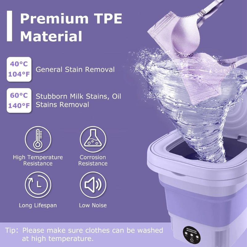 ™Foldable Mini Laundry Machine - TheFindsByAzlan