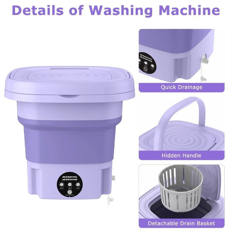 ™Foldable Mini Laundry Machine - TheFindsByAzlan