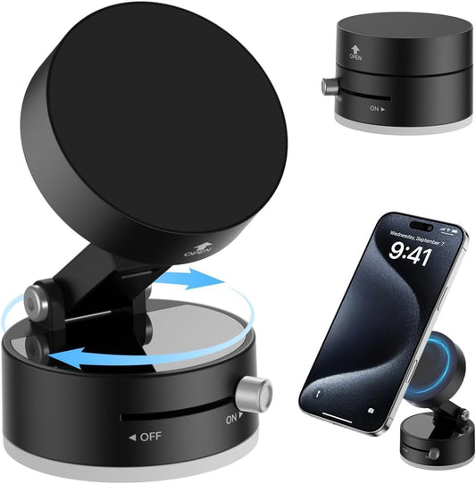 ™Strong Magnetic Rotation Height Adjustable Car Phone Holder - TheFindsByAzlan