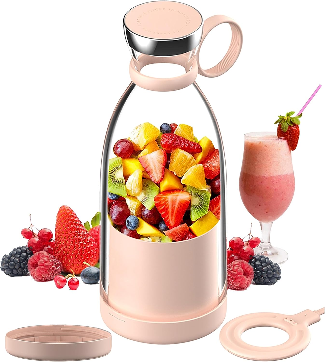 ™Portable Juicer Blender, for making fruit juice, milkshakes, and smoothies - TheFindsByAzlan