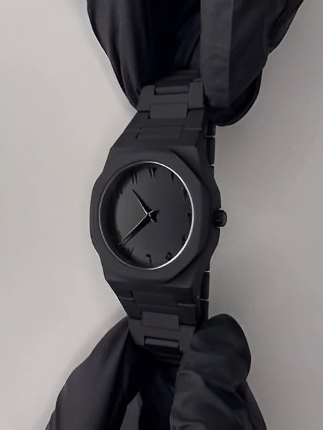 Black Arabic Aura Watch Flat 40% OFF - TheFindsByAzlan