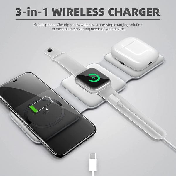 3-in-1 Wireless Charging Pad - TheFindsByAzlan