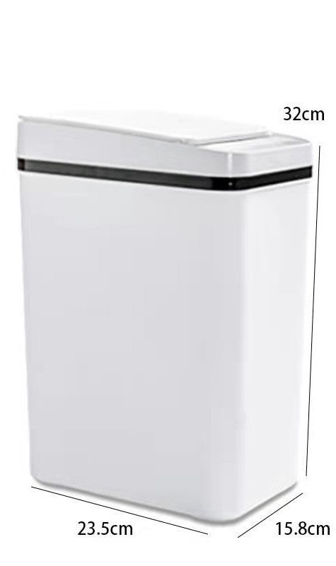 Intelligent Induction Automatic Flip Trash Can - TheFindsByAzlan