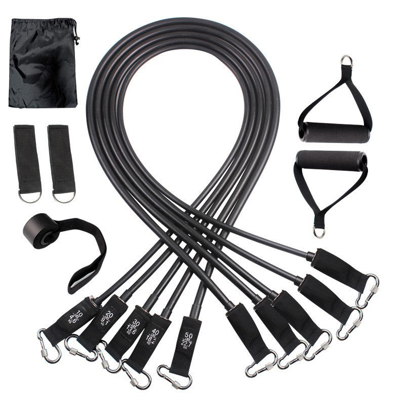 11 Piece Fitness Resistance Belt Suit - TheFindsByAzlan
