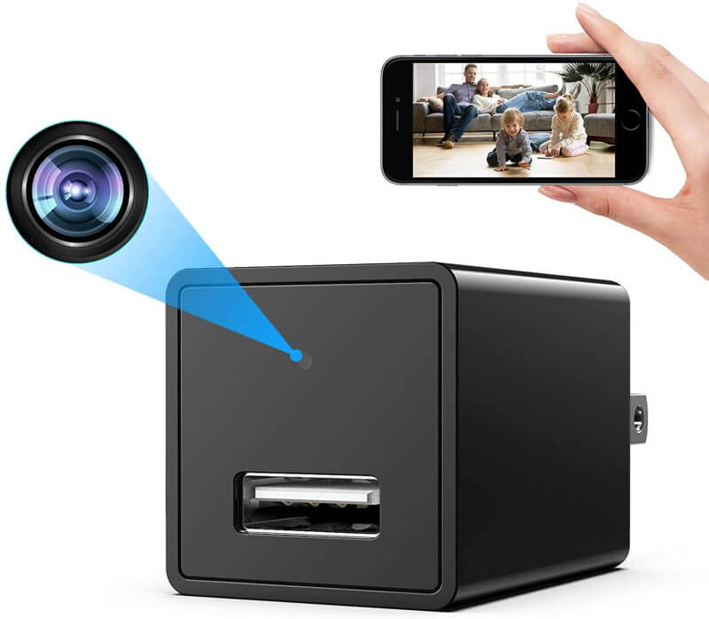 Mini Hidden Spy Charger Camera - TheFindsByAzlan