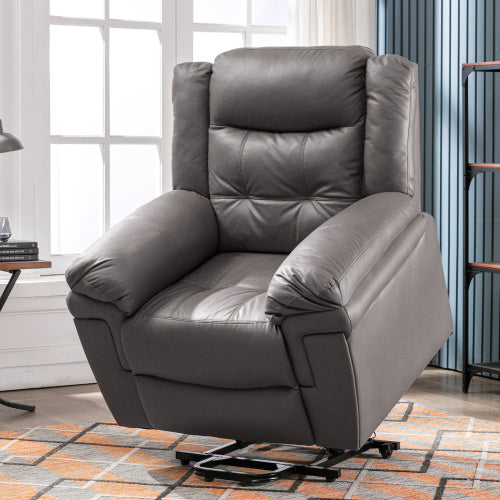 Power Lift Recliner,Lift Chairs Recliners For Elderly, Electric Massage Heating Chair For Seniors Living Room Armchair-Tech Cloth - TheFindsByAzlan