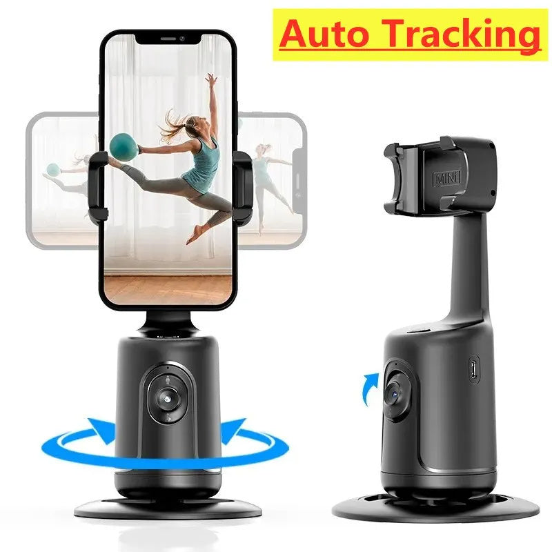 360° AI Smart Gimbal Face Tracking Phone Holder - TheFindsByAzlan