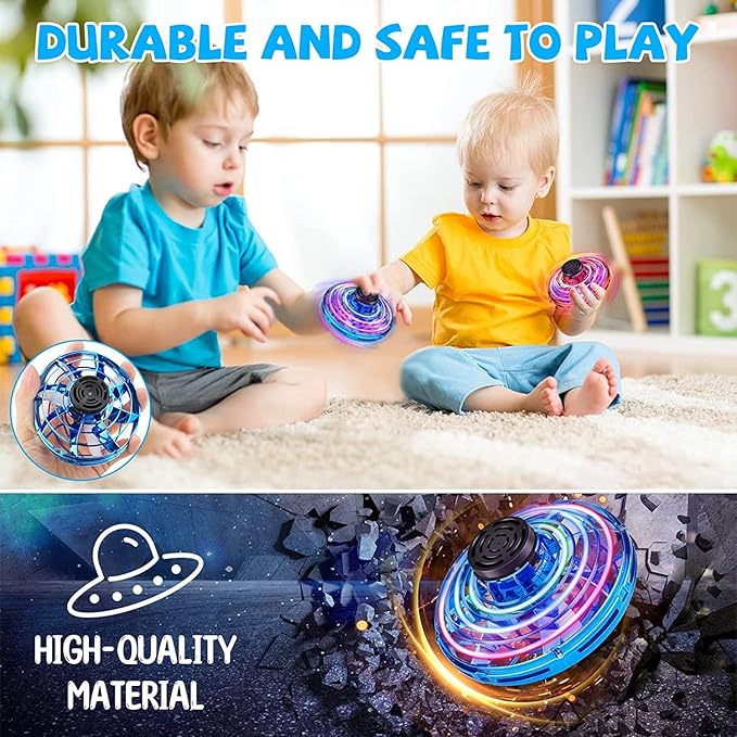 ™Compact Hand Controlled Drone & Flying Spinner - TheFindsByAzlan
