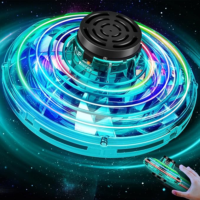 ™Compact Hand Controlled Drone & Flying Spinner - TheFindsByAzlan