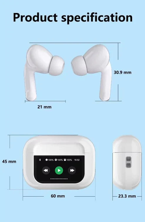 LED Display Earbuds - TheFindsByAzlan