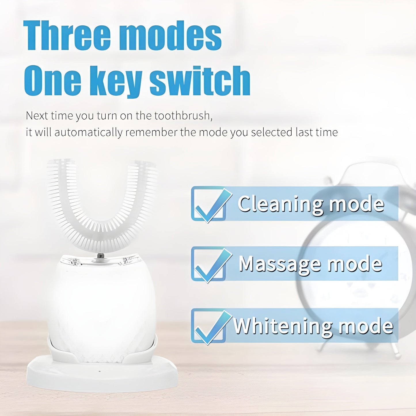 ™Smart Electric U-Shape Rechargeable tooth brush - TheFindsByAzlan